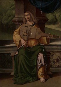 Heliga Cecilia av Marco Palmezzano