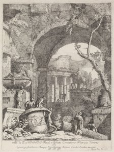 Capriccio: Ruiner av Marco Ricci