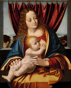 Madonna och barn av Marco d Oggiono