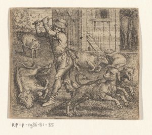 Fabel om bonden och hans hundar
