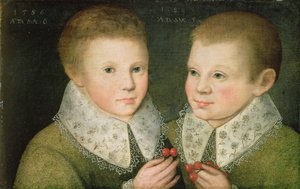 Porträtt av två bröder, 1586