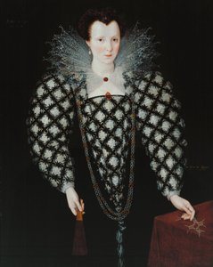 Porträtt av Mary Rogers, Lady Harington
