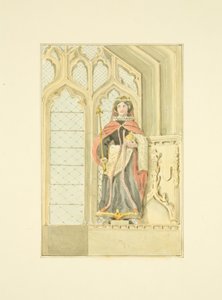 Figur av drottning Elizabeth i St Mary