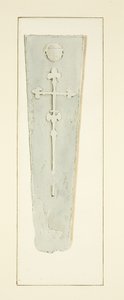 Tomb of Abbot David 4th, i Bristol Cathedral (penna och akvarell på papper) av Marcus H. Homes