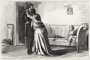 Anthony Trollopes roman "Han visste att han hade rätt" av Marcus Stone