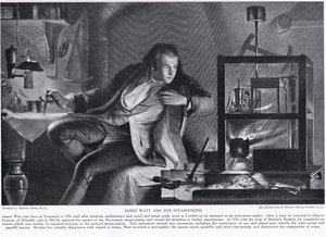 James Watt and the Steam-Engine, illustration från 