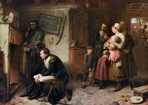 På vägen från Waterloo till Paris, 1863, 1912.