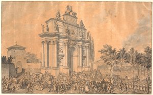 Triumfbåge för Frans III av Lorraine och Maria Theresia vid deras intåg i Florens 1739