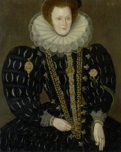 Porträtt av Lady Elizabeth Knightley