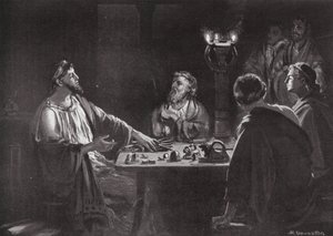 Införande av mått och vikt i Grekland (litografi) av Margaret (after) Dovaston