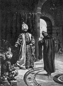 Joseph Nasi inför Selim (litografi) av Margaret (after) Dovaston