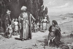 Barnens hyllning till turkarna (litografi)