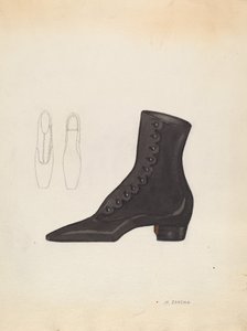 Kvinnors sko, ca. 1937.