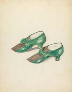 Kvinnors skor, ca. 1940.