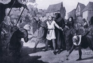 Richards sida väcker misstankar på marknadsplatsen i Erdburg AD1192