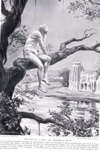 The End of a Long and Prosperous Reign, illustration från "Hutchinsons History of the Nations", ca 1910 (litografi)