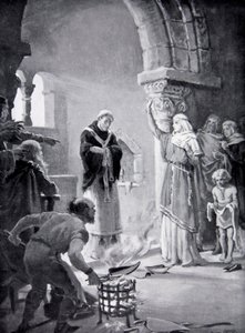 De nio plogbillarnas dom, illustration ur "Nationens historia" (litografi)