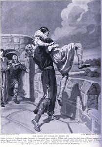 Conan av Rouens död AD1090 av Margaret Dovaston