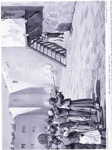 Avrättningen av Bab 1850AD (litografi) av Margaret Dovaston