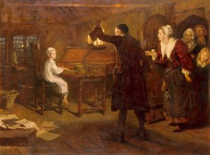 Barnet Händel, upptäckt av sina föräldrar