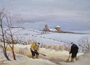 Röjning av snö av Margaret Loxton
