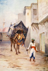 Camel Driver (färglitografi)