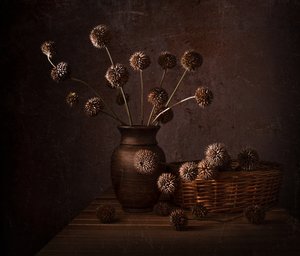 Jordnära torkade blommor av Margareth Perfoncio