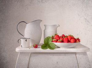 Färska sommarjordgubbar av Margareth Perfoncio