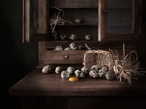 Rustika vaktelägg av Margareth Perfoncio