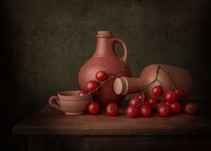 Rustikt tomatstilleben av Margareth Perfoncio