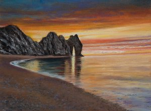 Durdle dörr. Dorset, 2020 (pastell)