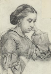 Byst av en ung dam