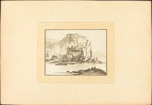 Medelhavslandskap av Maria Catharina Prestel after Thomas Wyck