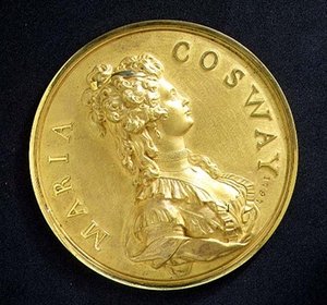 Porträttmedalj av konstnären (brons)