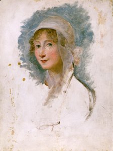 Porträtt av Giulia Beccaria Manzoni (1762 - 1841), mor till Alessandro Manzoni. Målning av Maria Cosway (1760 - 1838). Bibl. från Brera, Milano.