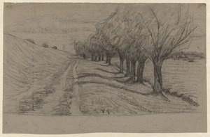 Valla med en rad pilar av Maria Johanna Goemans