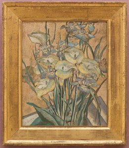 Iris och krolliljor av Maria Oakey Dewing