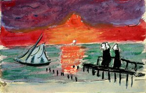 Östersjön, 1910-talet av Marianne von Werefkin