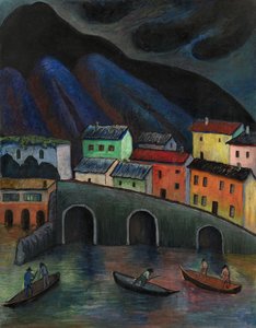 Nattfiske i Ascona, 1920-1930-talet av Marianne von Werefkin