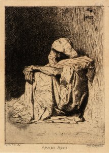 Arabe Assis av Mariano Fortuny y Carbó