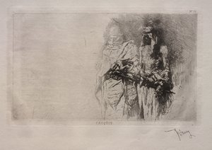 Skiss. av Mariano José María Bernardo Fortuny y Carbó