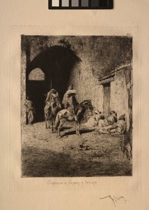 Kasbahvakt i Tetuan. av Mariano Fortuny y Carbó
