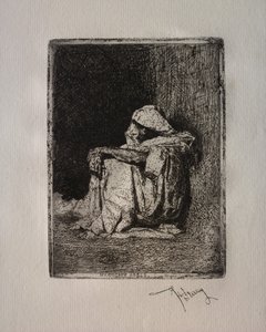 Sittande marockanska. av Mariano Fortuny y Carbó