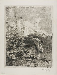 Trädgårdsälskare av Mariano Fortuny y Marsal