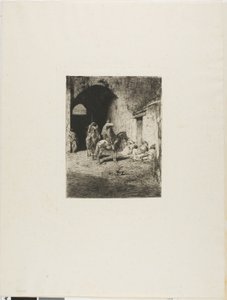 Vakt vid kasbah i Tetuan av Mariano Fortuny y Marsal