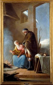 Vinter. Målning av Mariano Maella (1739 - 1819) Ec. Esp. av Mariano Salvador de Maella