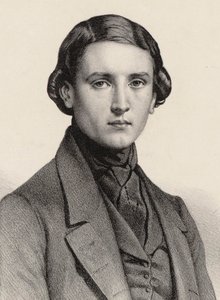 Porträtt av organisten och kompositören Louis James Alfred Lefébure-Wely 1817-1869, 1840.
