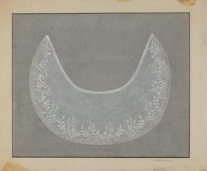 Broderad krage, ca. 1936. av Marie Famularo