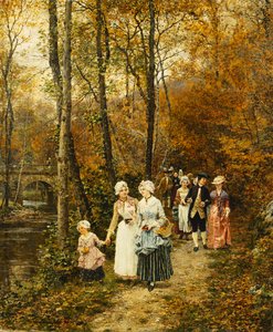 Eftermiddagspromenaden, 1879