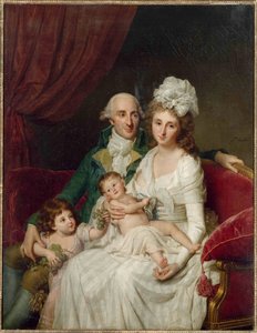 Monsieur Olive, kassör i Bretagnes stater och hans familj, 1791-1792.